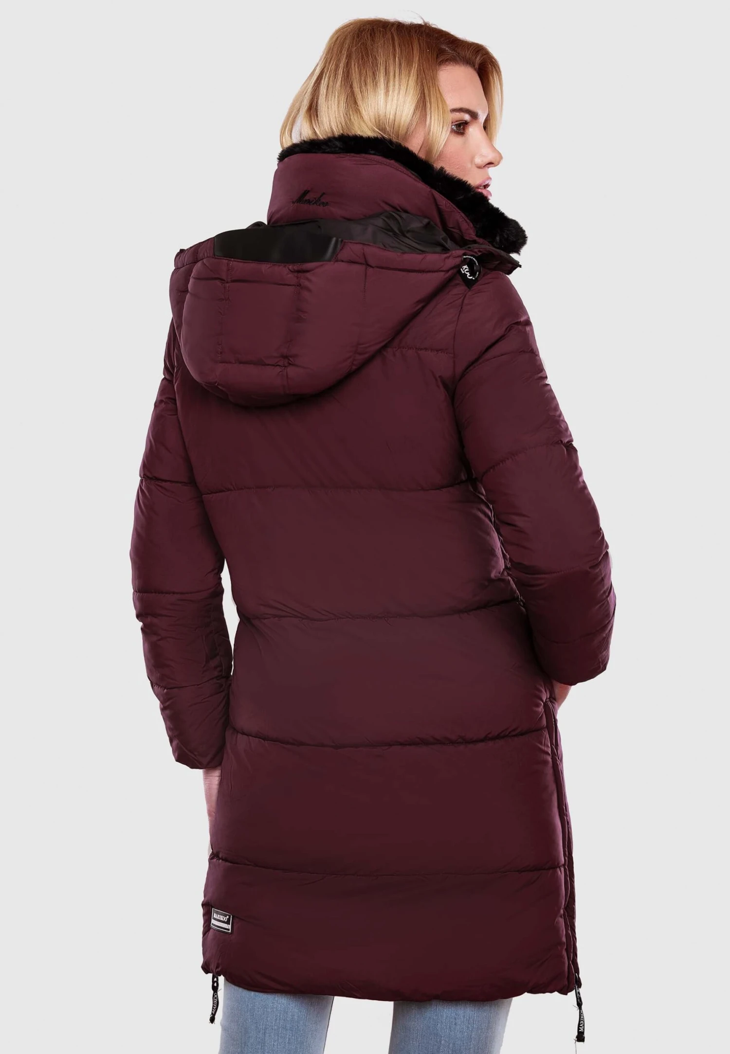 Marikoo StreliziaaCappotto InvernaleDark Red Melange Donna Cappotti M5M21U011-G12 2 Marikoo StreliziaaCappotto InvernaleDark Red Melange Donna Cappotti M5M21U011-G12 - immagine 2