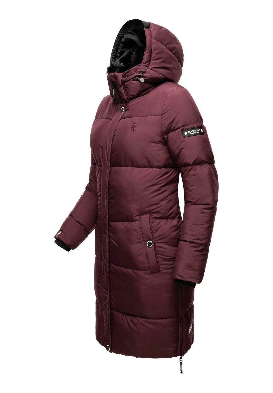 Marikoo StreliziaaCappotto InvernaleDark Red Melange Donna Cappotti M5M21U011-G12 7 Marikoo StreliziaaCappotto InvernaleDark Red Melange Donna Cappotti M5M21U011-G12 - immagine 7