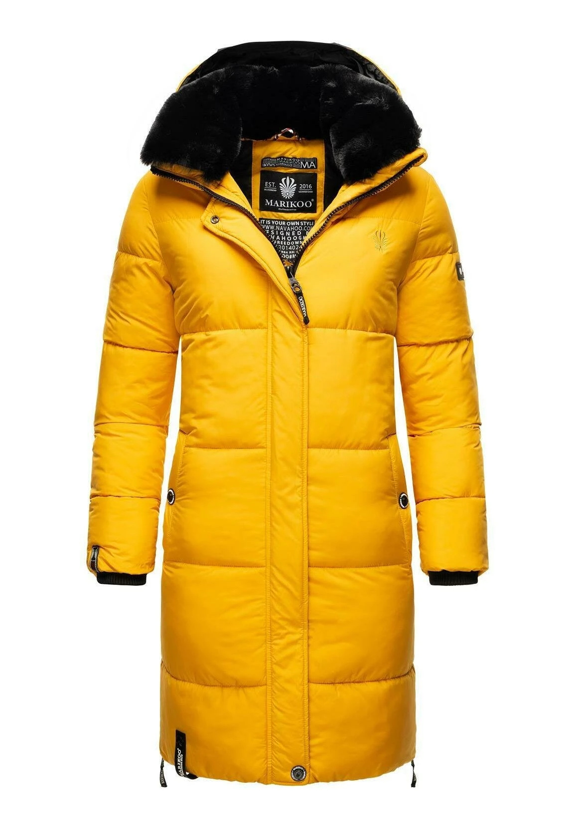 Marikoo StreliziaaCappotto InvernaleDark Yellow Donna Cappotti M5M21U011-E11 6 Marikoo StreliziaaCappotto InvernaleDark Yellow Donna Cappotti M5M21U011-E11 - immagine 6