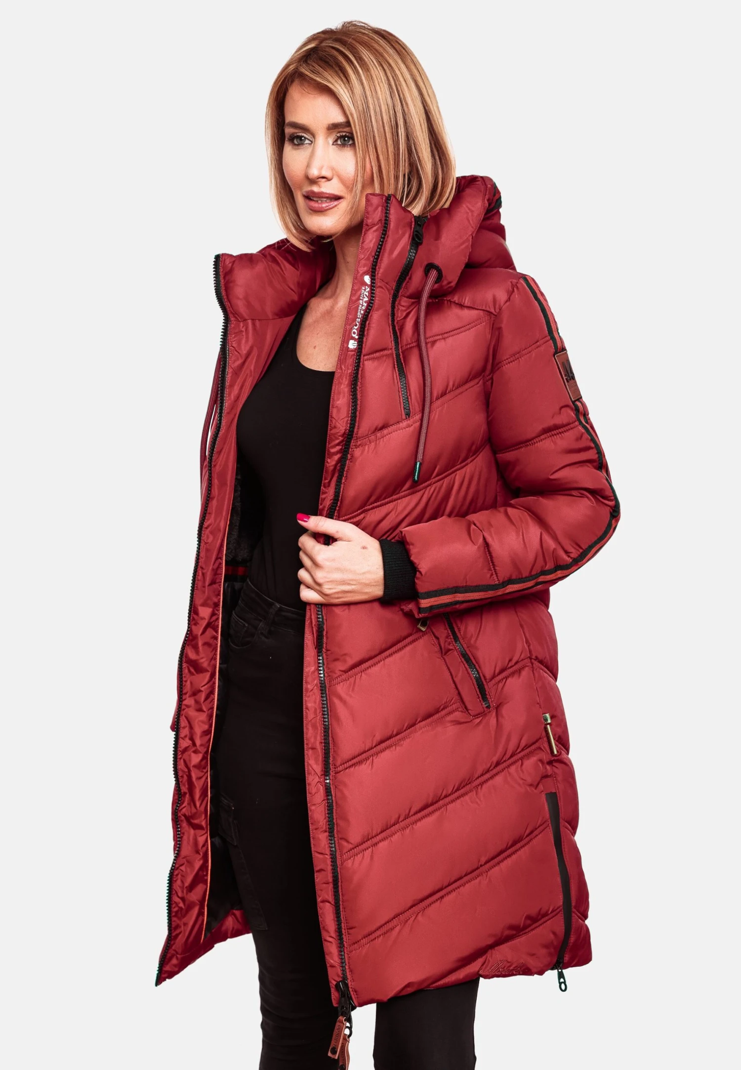 Marikoo Armasa - Cappotto Invernale - Blood Red 3 Marikoo Armasa - Cappotto Invernale - Blood Red - immagine 3