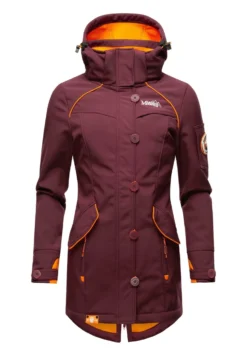 Marikoo Soulinaa - Parka - Dark Red Melange -Marikoo 2304a5d2cbc74fbd878b64b2854df69e scaled