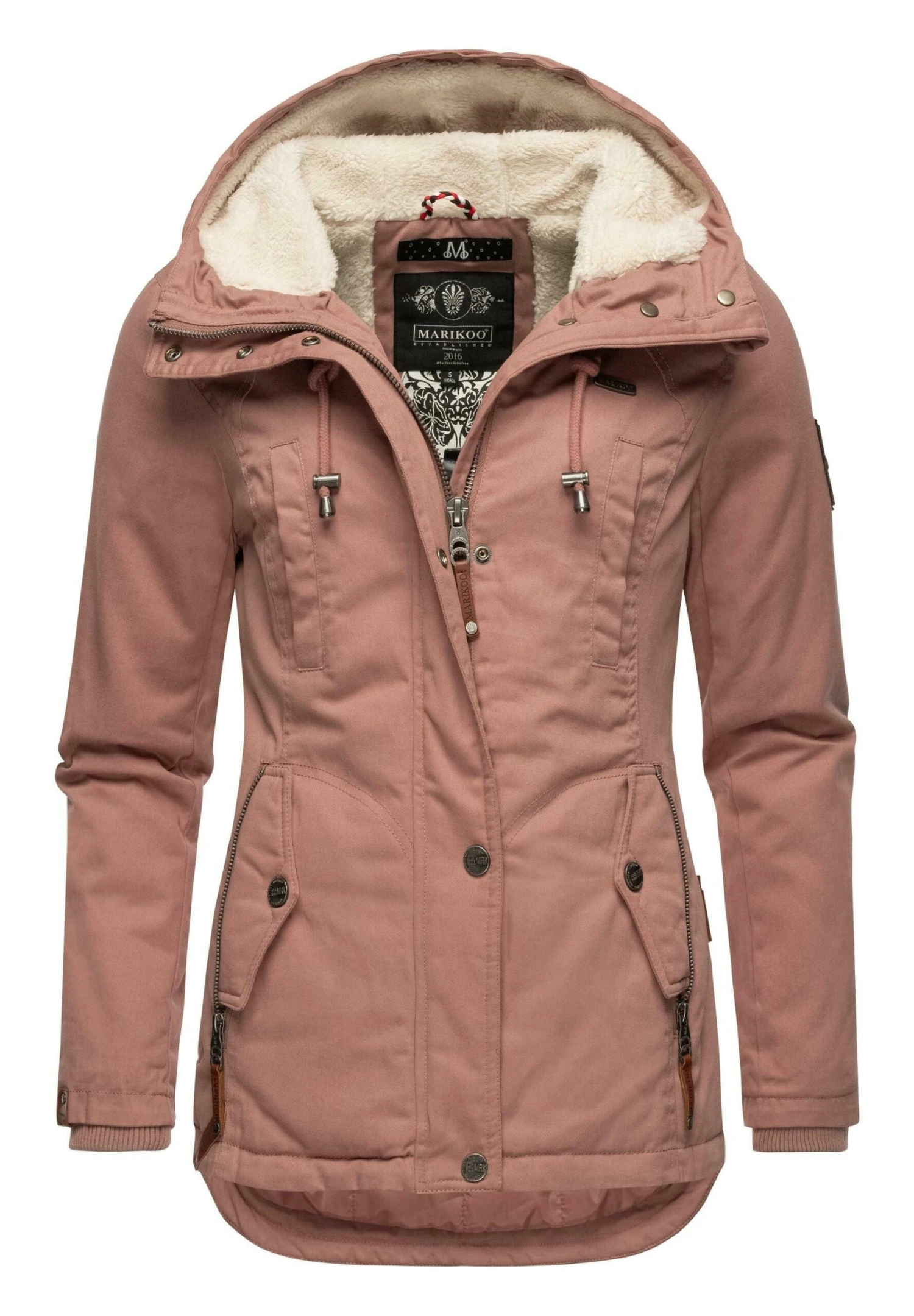 Marikoo BikooCappotto InvernaleTerracotta Donna Cappotti M5M21U00J-O12 1 Marikoo BikooCappotto InvernaleTerracotta Donna Cappotti M5M21U00J-O12