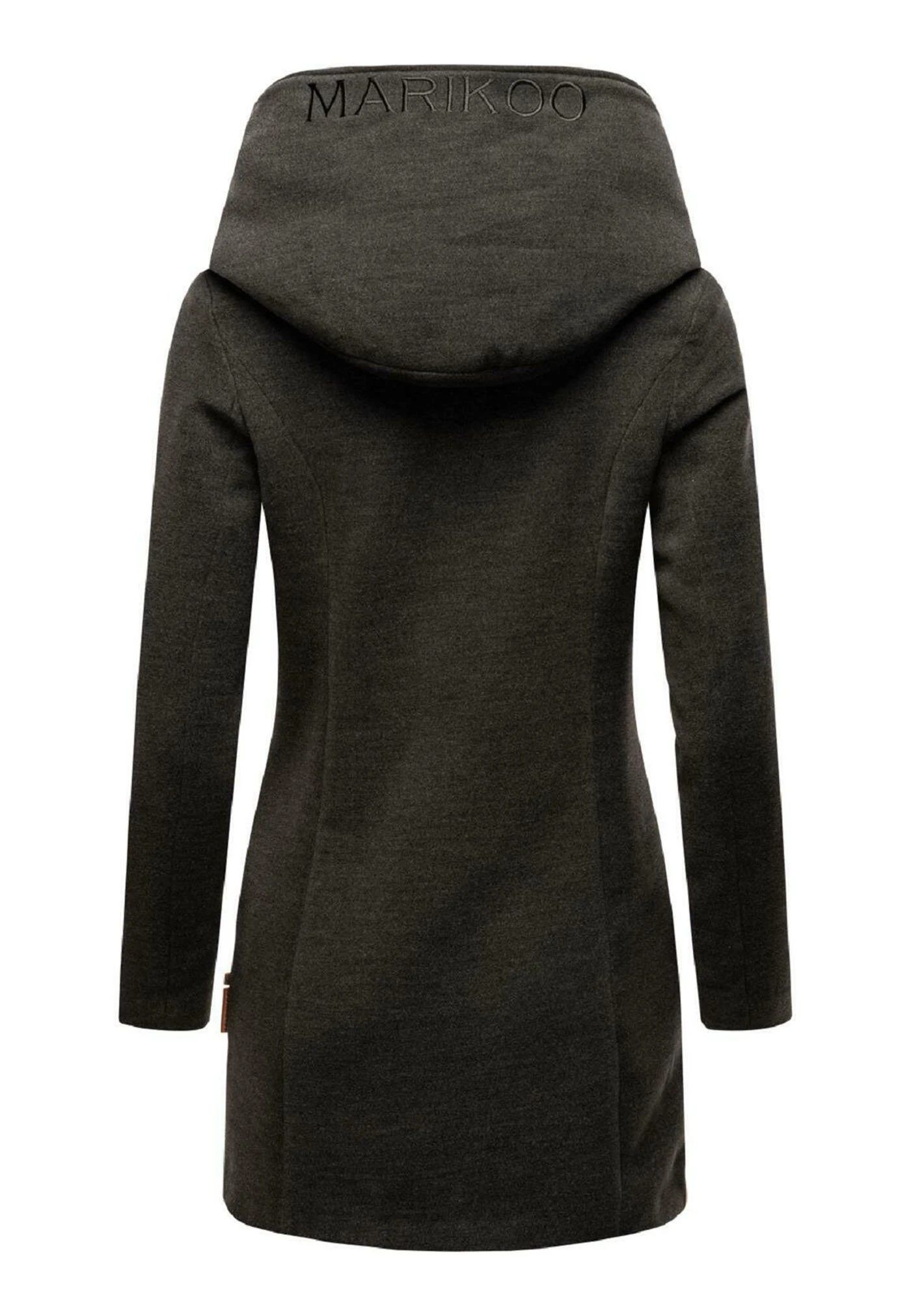 Marikoo Cappotto Corto - Anthracite Meliert 7 Marikoo Cappotto Corto - Anthracite Meliert - immagine 7