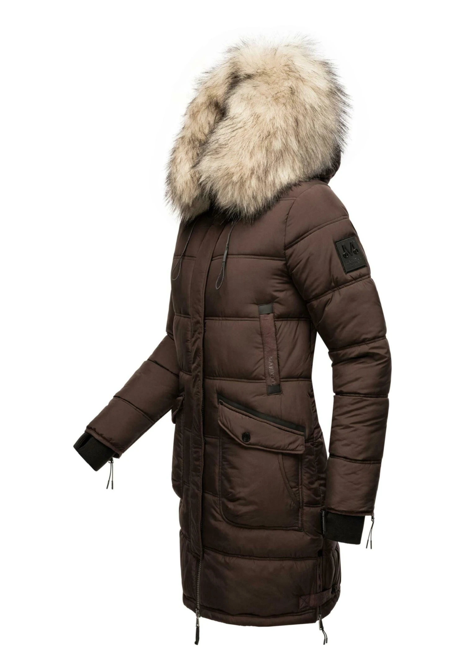 Marikoo ChaskaaCappotto InvernaleDark Choco Donna Cappotti M5M21U014-O13 2 Marikoo ChaskaaCappotto InvernaleDark Choco Donna Cappotti M5M21U014-O13 - immagine 2