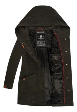 Marikoo Cappotto Corto - Anthracite Meliert 12 Marikoo Cappotto Corto - Anthracite Meliert -Marikoo 50af67052c8e42bca103040e263cfb7a