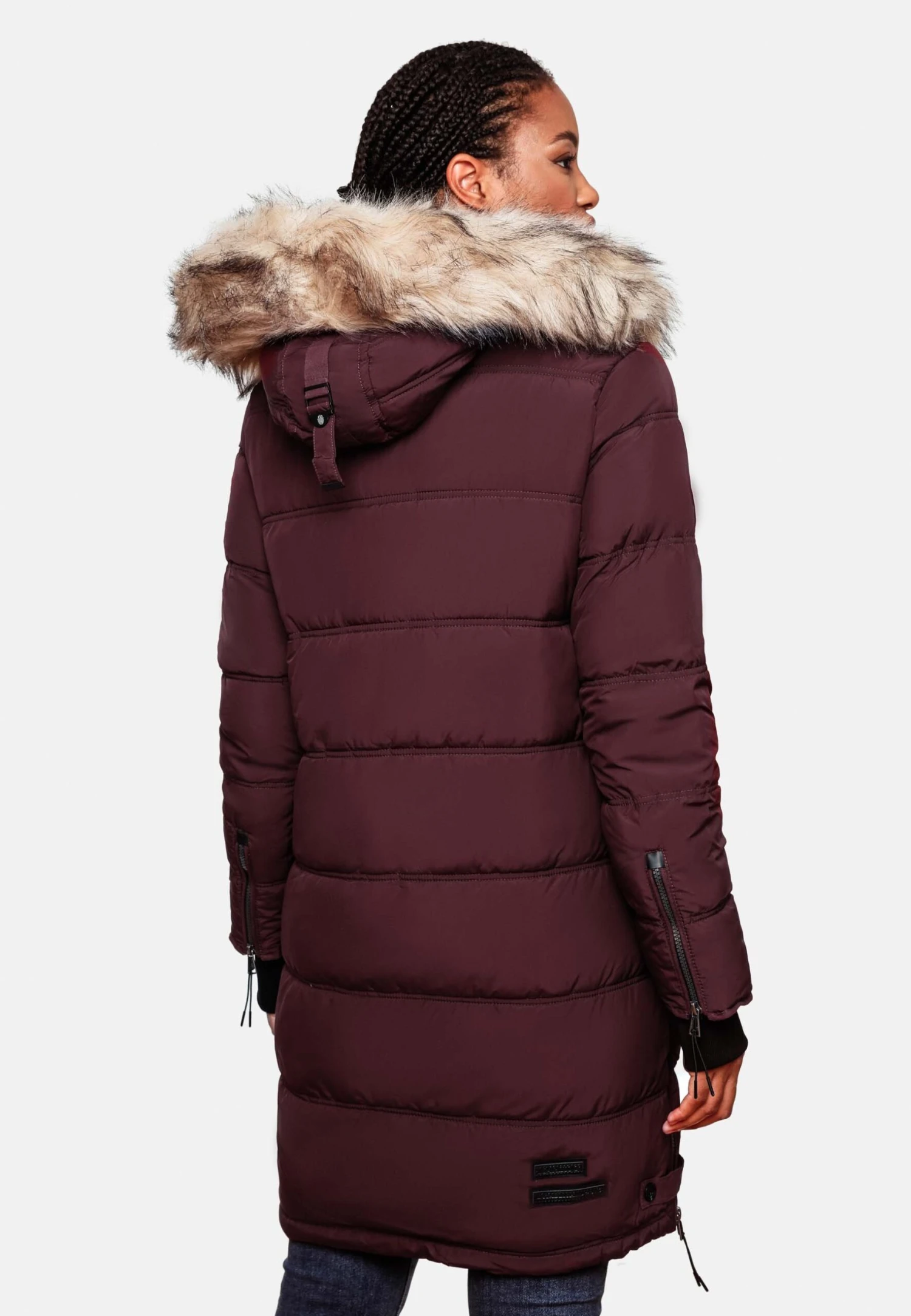 Marikoo Chaskaa - Cappotto Invernale - Dark Red Melange 2 Marikoo Chaskaa - Cappotto Invernale - Dark Red Melange - immagine 2