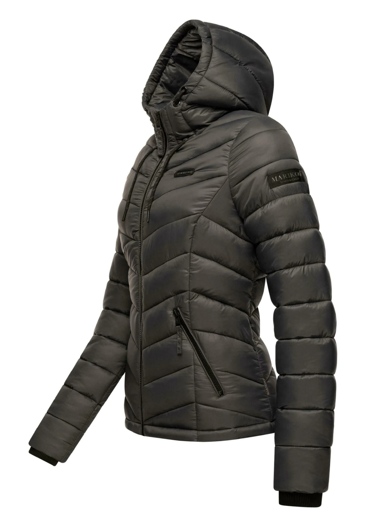 Marikoo KualaGiacca Da Mezza StagioneAnthracite Donna Giacche E Blazer M5M21U01H-Q12 6 Marikoo KualaGiacca Da Mezza StagioneAnthracite Donna Giacche E Blazer M5M21U01H-Q12 - immagine 6