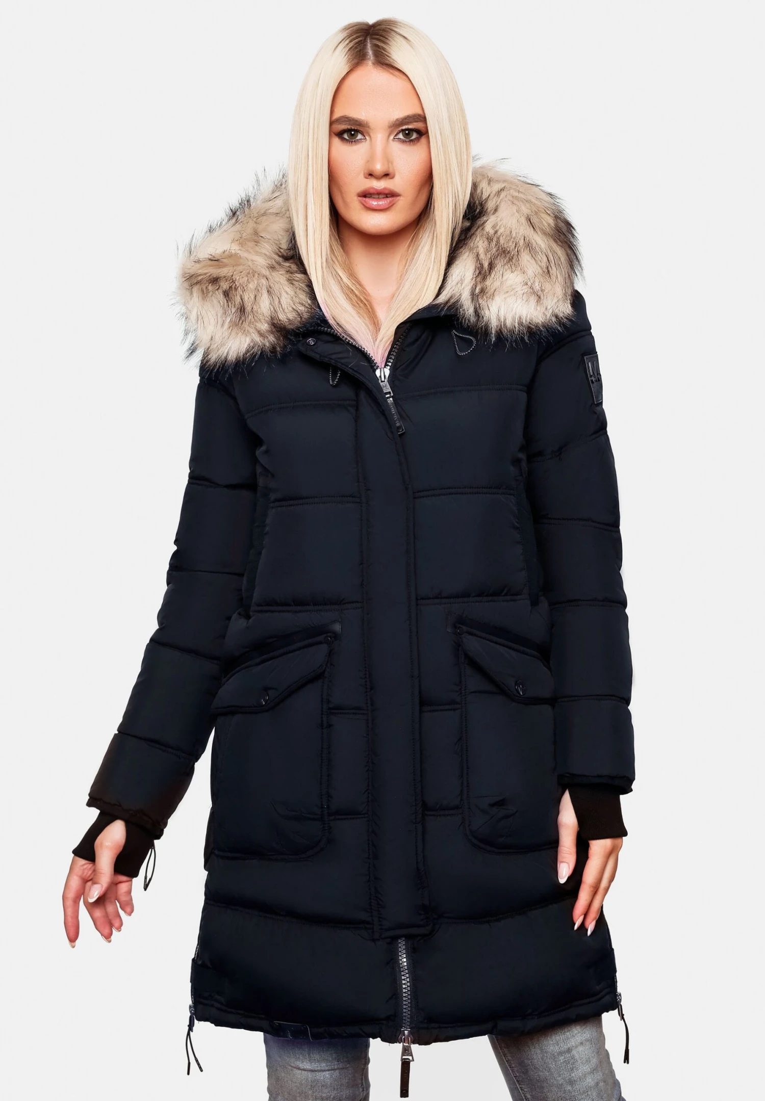 Marikoo ChaskaaCappotto InvernaleDark Blue Donna Cappotti M5M21U014-K11 2 Marikoo ChaskaaCappotto InvernaleDark Blue Donna Cappotti M5M21U014-K11 - immagine 2