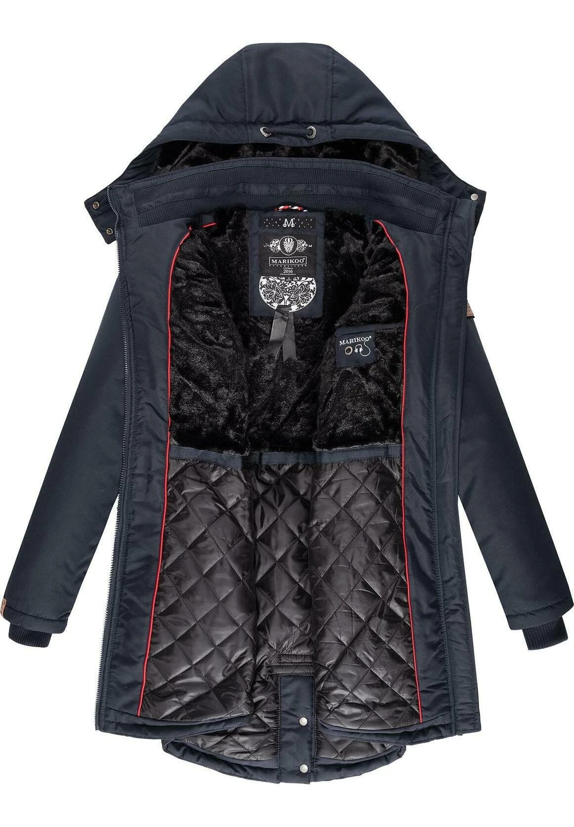Marikoo Kamii - Cappotto Invernale - Dark Blue 5 Marikoo Kamii - Cappotto Invernale - Dark Blue - immagine 5