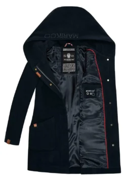 Marikoo Cappotto Corto - Dark Navy 15 Marikoo Cappotto Corto - Dark Navy -Marikoo 99adb362d22e4e8c8287f1c4090b90a5
