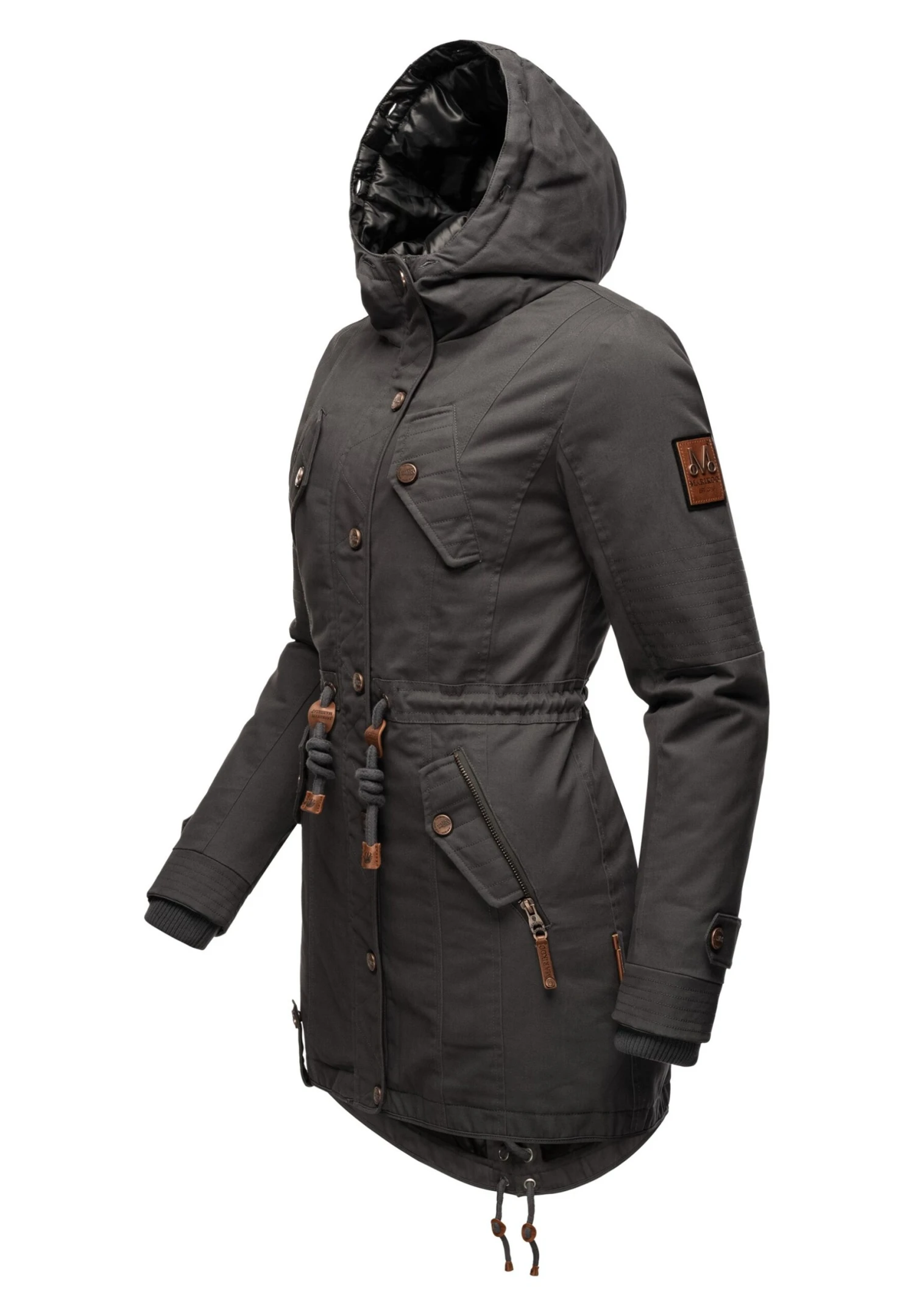 Marikoo Viva Cappotto InvernaleDark Grey Donna Cappotti M5M21U00N-C12 6 Marikoo Viva Cappotto InvernaleDark Grey Donna Cappotti M5M21U00N-C12 - immagine 6