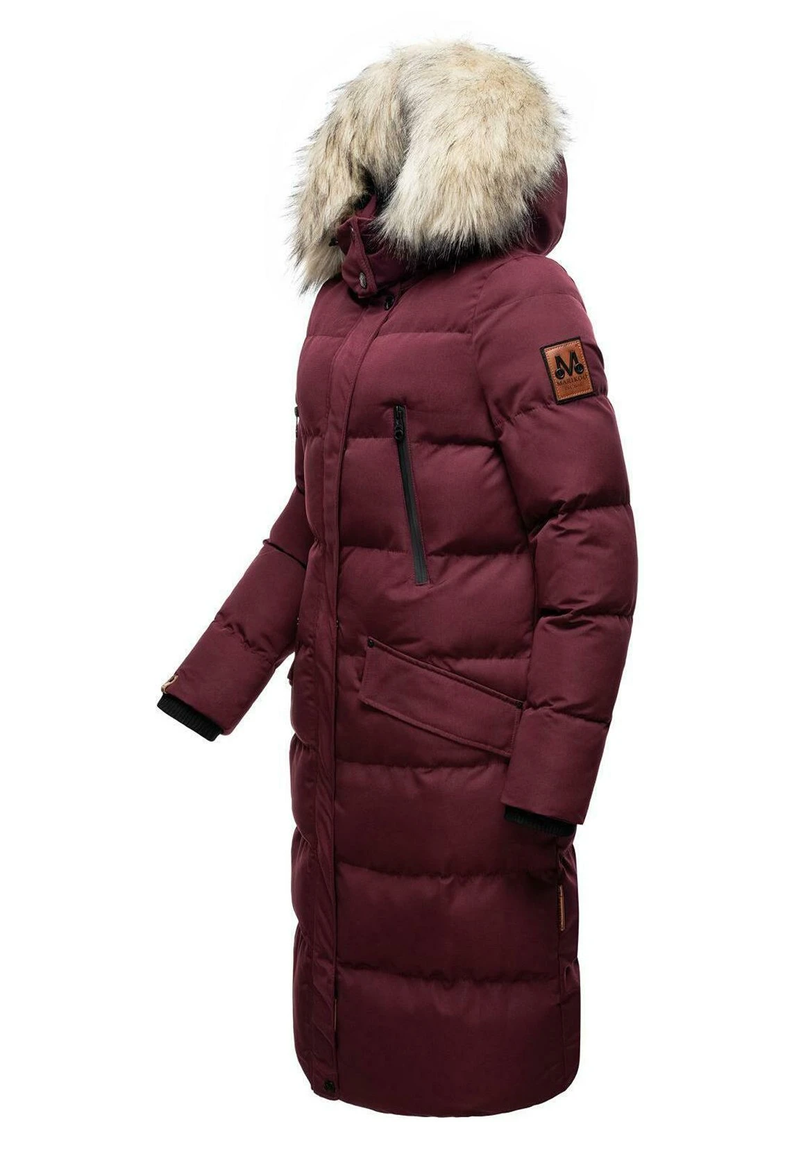Marikoo Cappotto InvernaleDark Red Melange Donna Cappotti M5M21U017-G11 7 Marikoo Cappotto InvernaleDark Red Melange Donna Cappotti M5M21U017-G11 - immagine 7