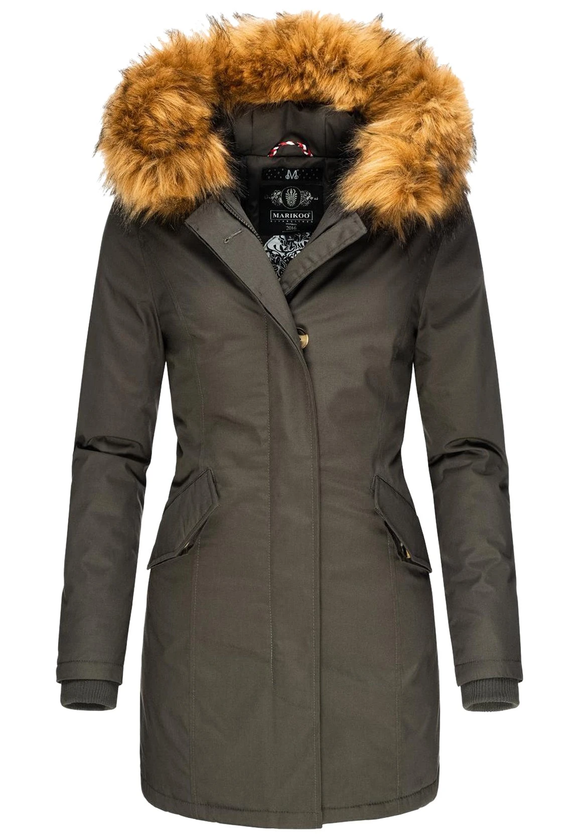 Marikoo KarmaaCappotto InvernaleDark Grey Donna Cappotti M5M21U002-C12 1 Marikoo KarmaaCappotto InvernaleDark Grey Donna Cappotti M5M21U002-C12