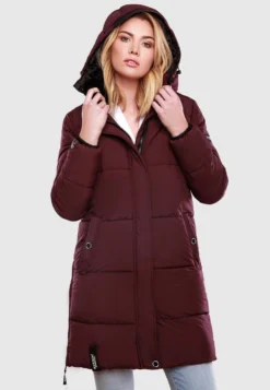 Marikoo StreliziaaCappotto InvernaleDark Red Melange Donna Cappotti M5M21U011-G12