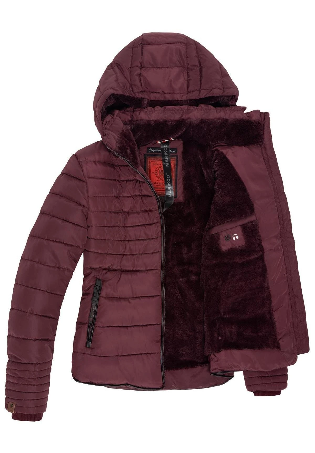 Marikoo AmberGiacca InvernaleDark Red Donna Giacche E Blazer M5M21G005-G12 4 Marikoo AmberGiacca InvernaleDark Red Donna Giacche E Blazer M5M21G005-G12 - immagine 4
