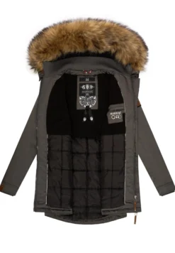 Marikoo SanakooCappotto InvernaleAnthracite Donna Cappotti M5M21U00P-C11 -Marikoo b9f4a8f3ebe242fe8ff153bc987689a3 scaled
