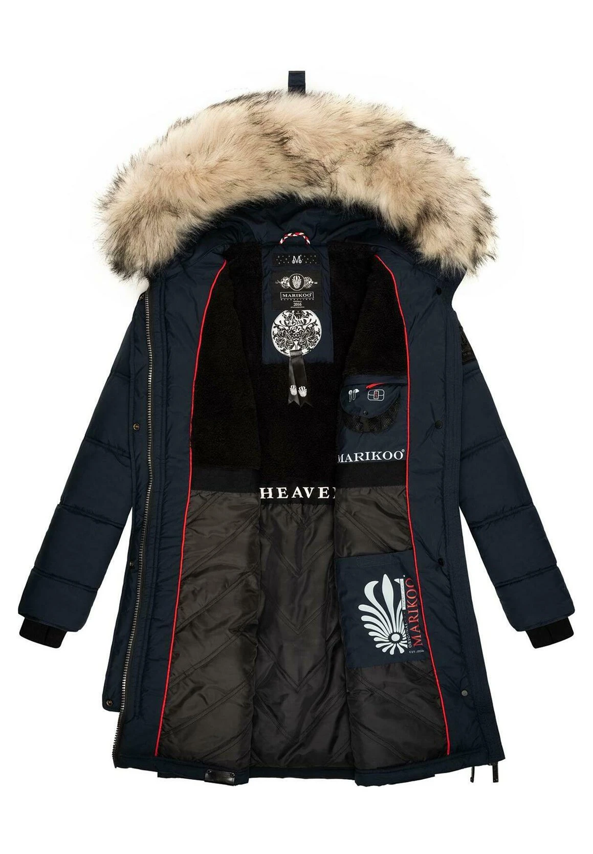 Marikoo ChaskaaCappotto InvernaleDark Blue Donna Cappotti M5M21U014-K11 9 Marikoo ChaskaaCappotto InvernaleDark Blue Donna Cappotti M5M21U014-K11 - immagine 9