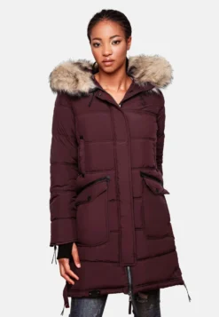 Marikoo Chaskaa - Cappotto Invernale - Dark Red Melange