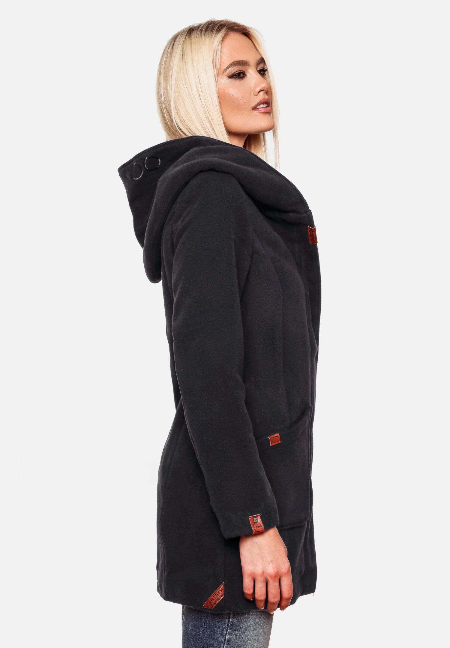 Marikoo Cappotto Corto - Dark Navy 2 Marikoo Cappotto Corto - Dark Navy - immagine 2