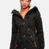 Marikoo Manolya - Cappotto Invernale - Black