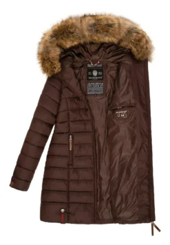 Marikoo SteppCappotto InvernaleDark Choco Donna Cappotti M5M21U001-O13 -Marikoo eacfdea276ce44ebb0871fe2cbe86e82 scaled