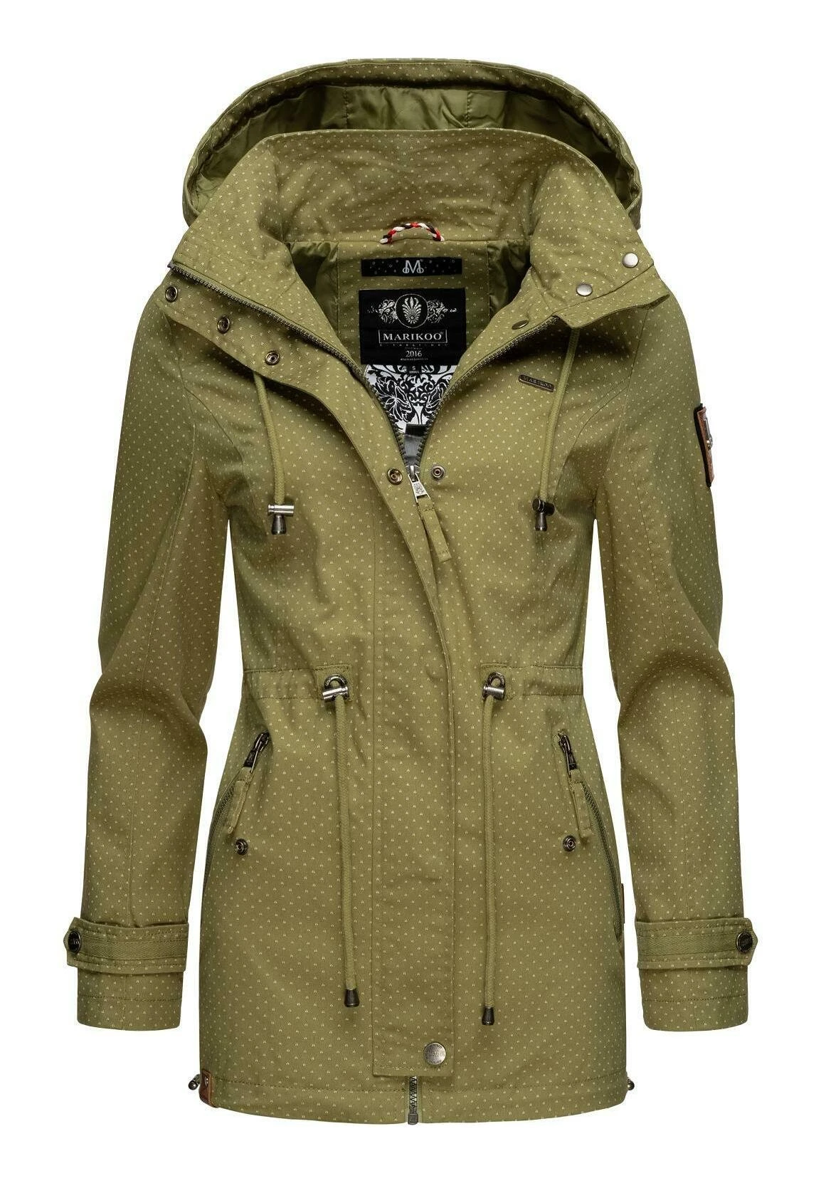 Marikoo NyokooParkaGreen Dots Donna Cappotti M5M21G00F-M11 1 Marikoo NyokooParkaGreen Dots Donna Cappotti M5M21G00F-M11