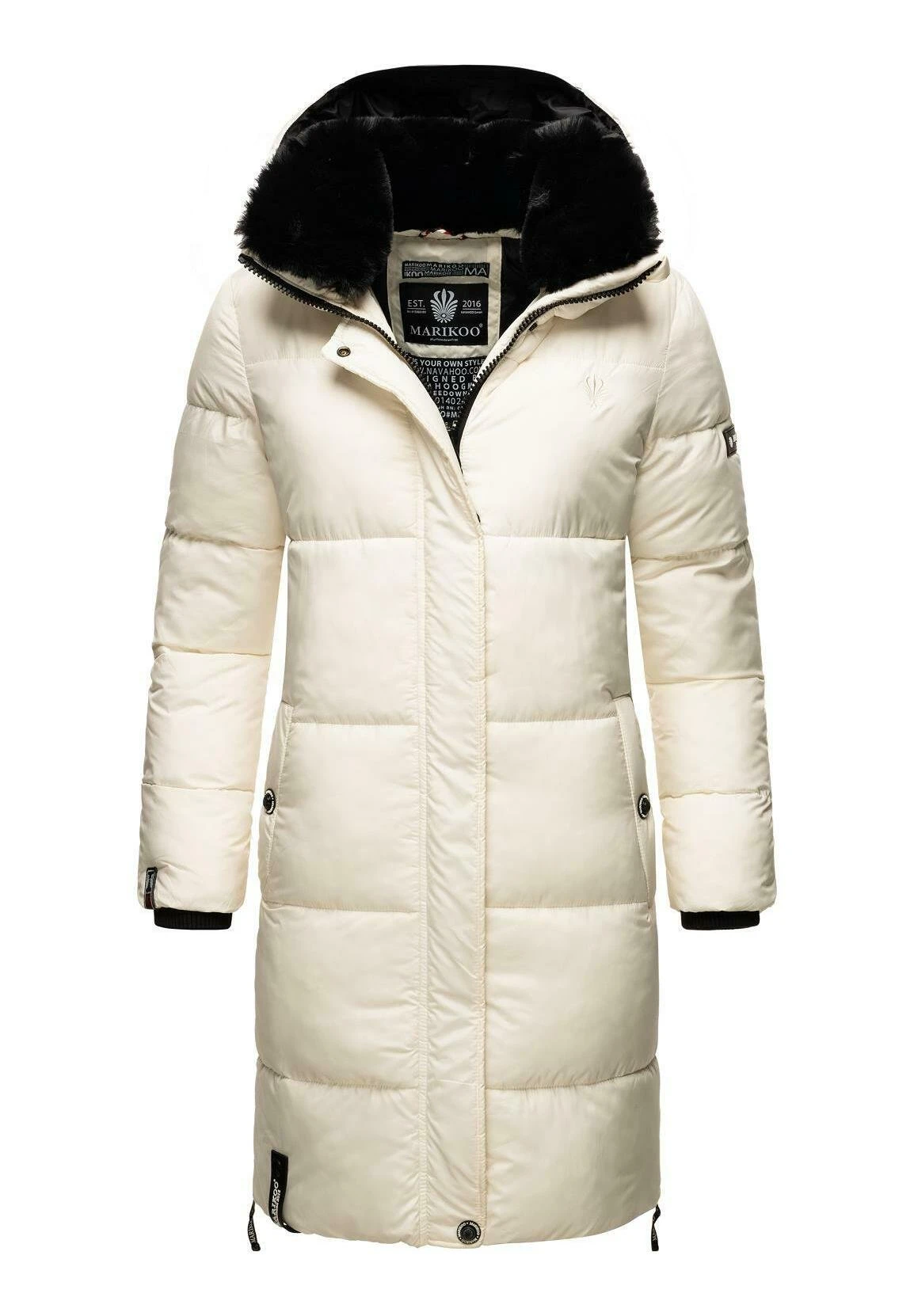 Marikoo StreliziaaCappotto InvernaleOffwhite Donna Cappotti M5M21U011-A11 1 Marikoo StreliziaaCappotto InvernaleOffwhite Donna Cappotti M5M21U011-A11
