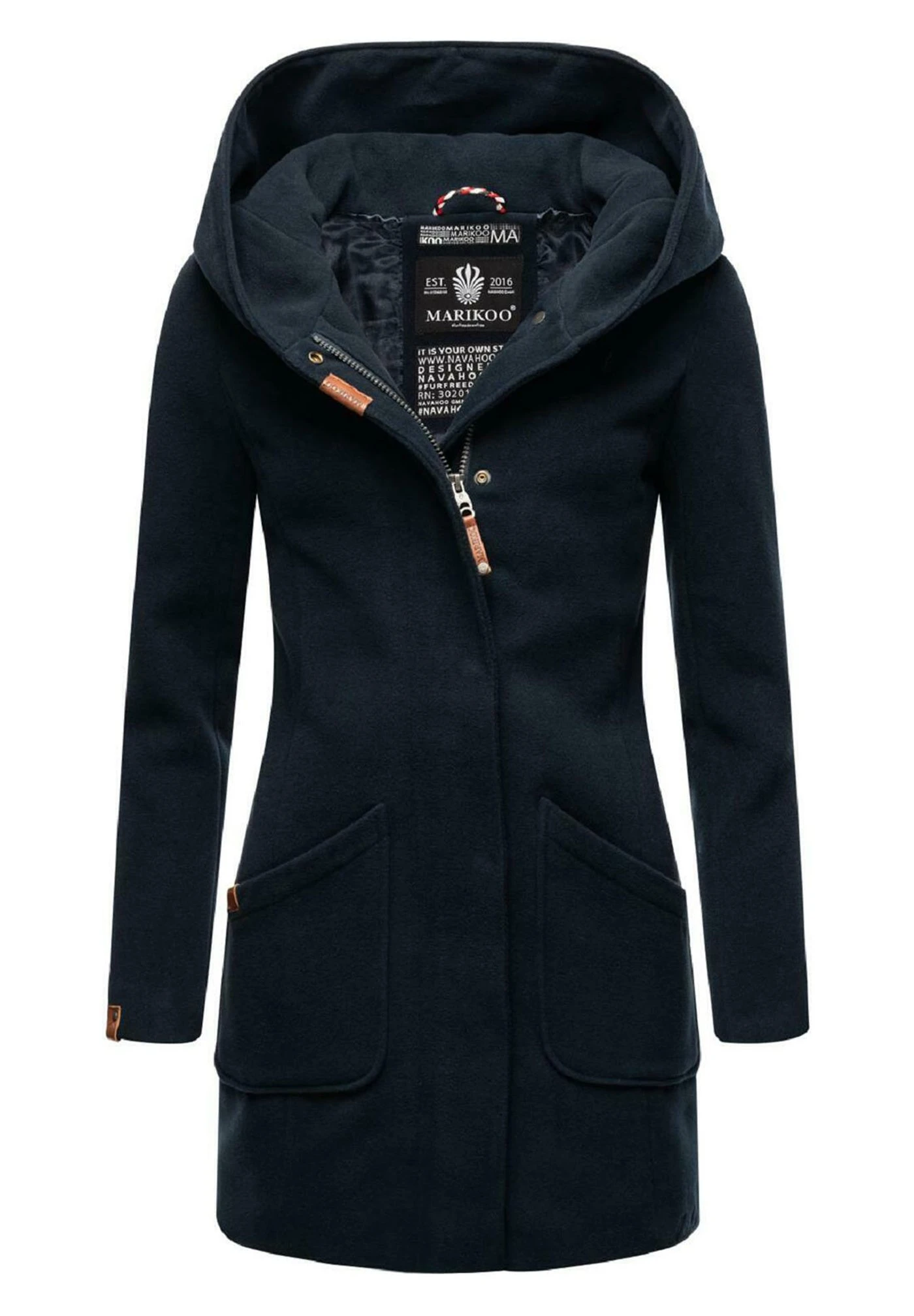 Marikoo Cappotto Corto - Dark Navy 5 Marikoo Cappotto Corto - Dark Navy - immagine 5